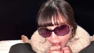 【個人撮影】チンポ大好きな後輩女子大生の濃厚フェラと口内射精